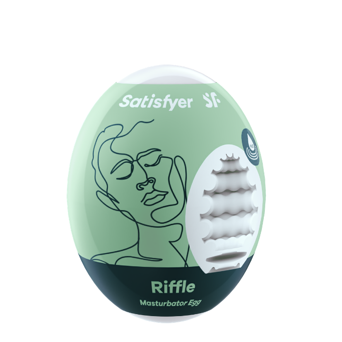 Masturbator Egg Single Riffle