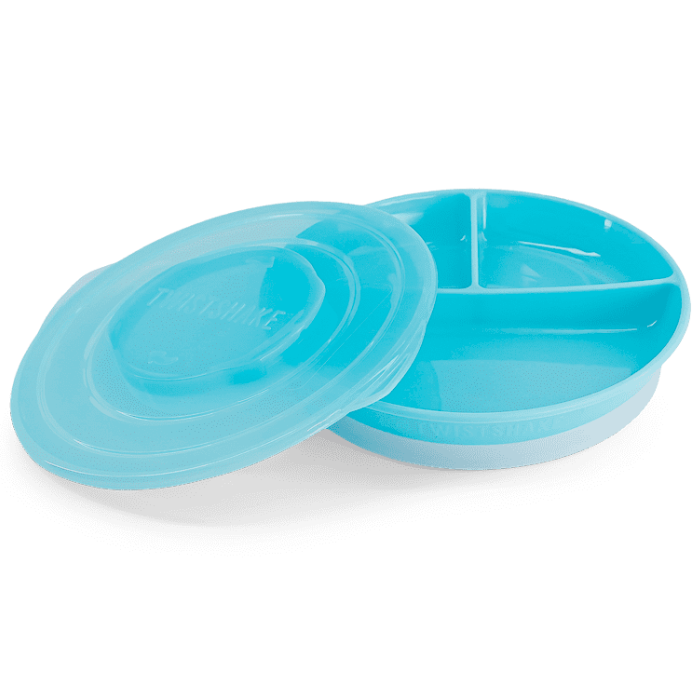 Plato con compartimentos