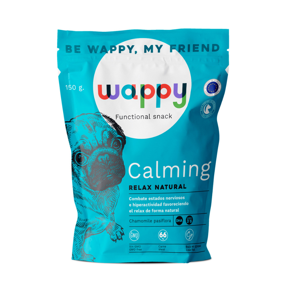 WAPPY SNACK FUNCIONAL CALMANTE/RELAJANTE 150GR