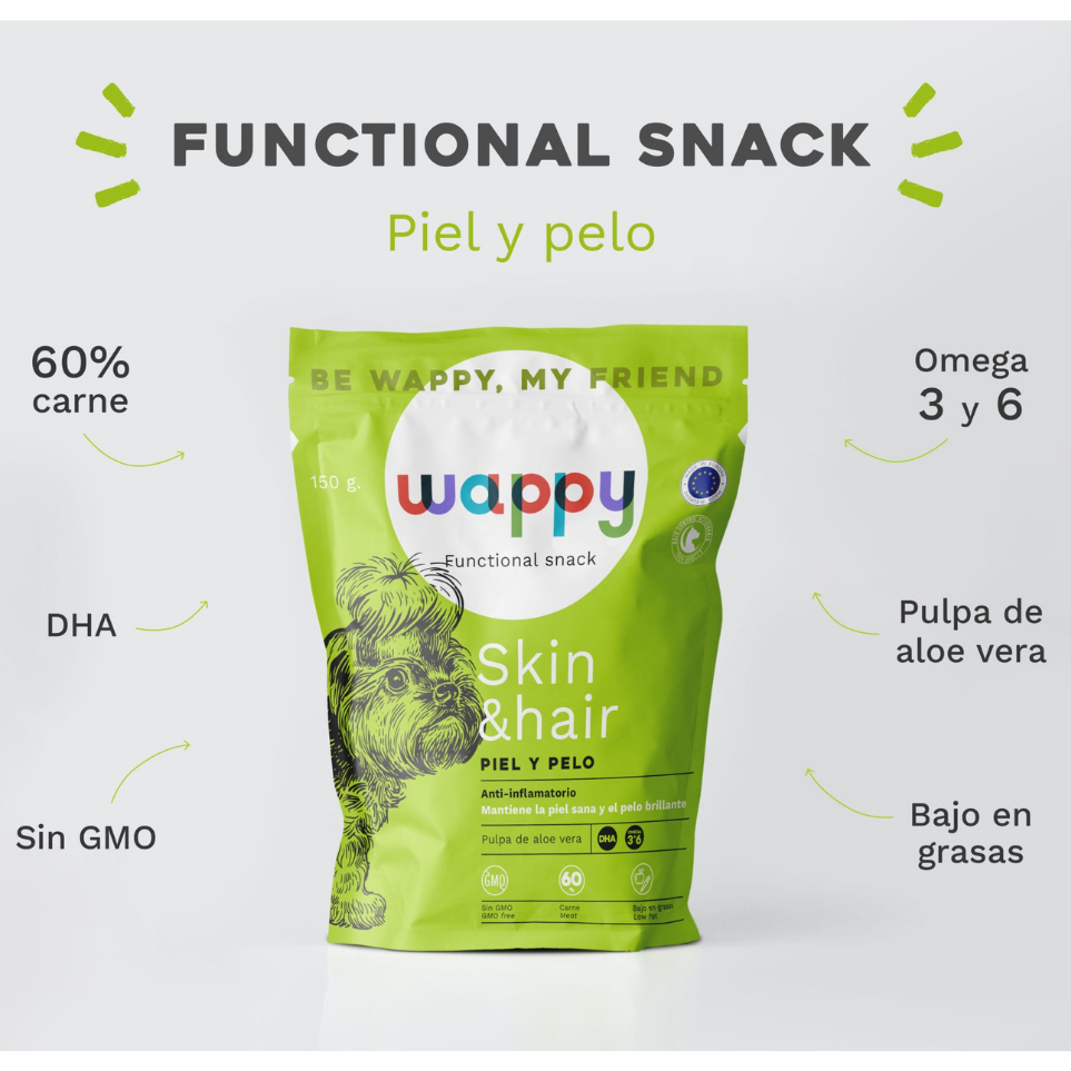 SNACK DE PIEL SANA Y PELO BRILLANTE