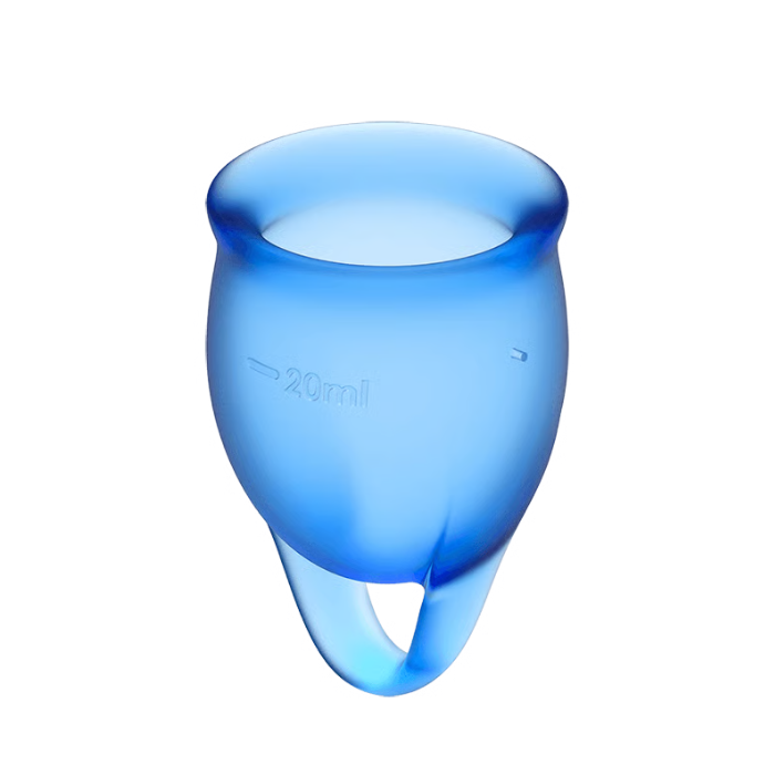 Feel confident Menstrual Cup dark blue