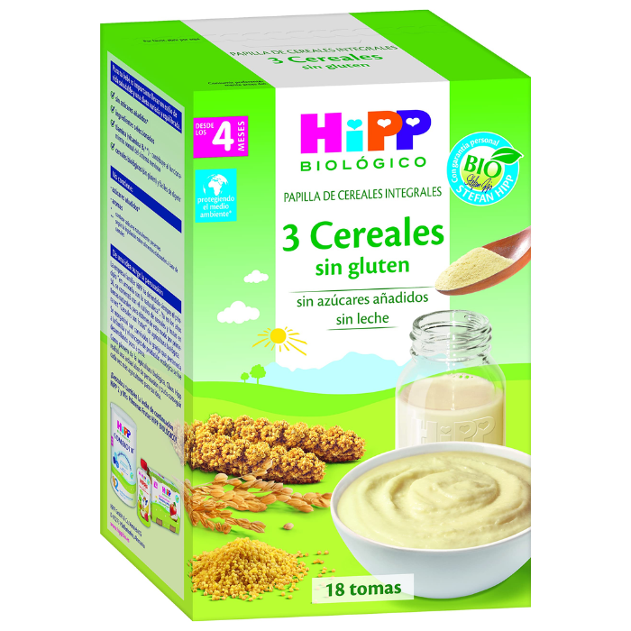 Hipp 3 Cereales sin Gluten