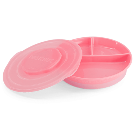 Plato con compartimentos