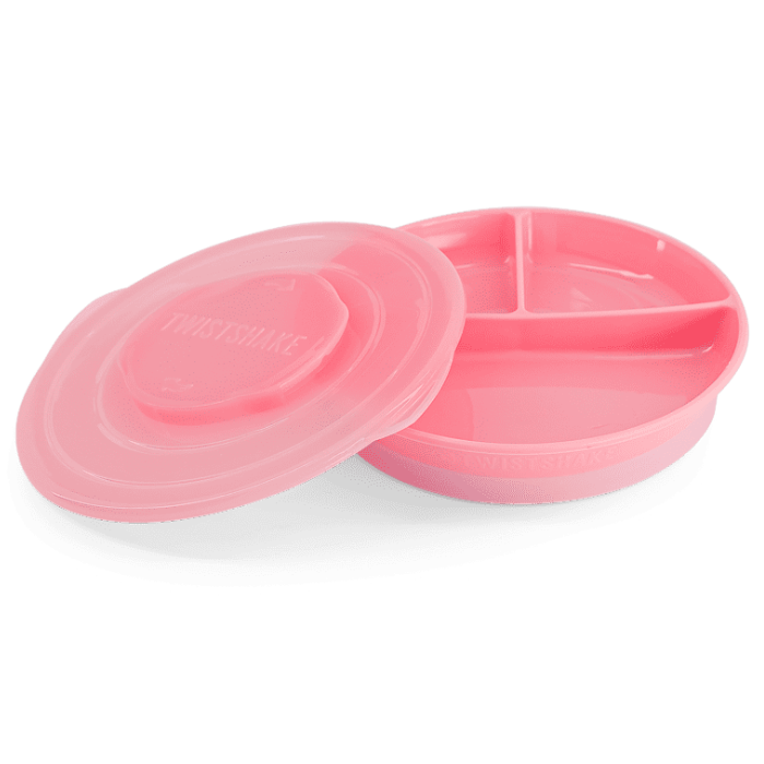 Plato con compartimentos