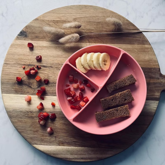 Plato con compartimentos